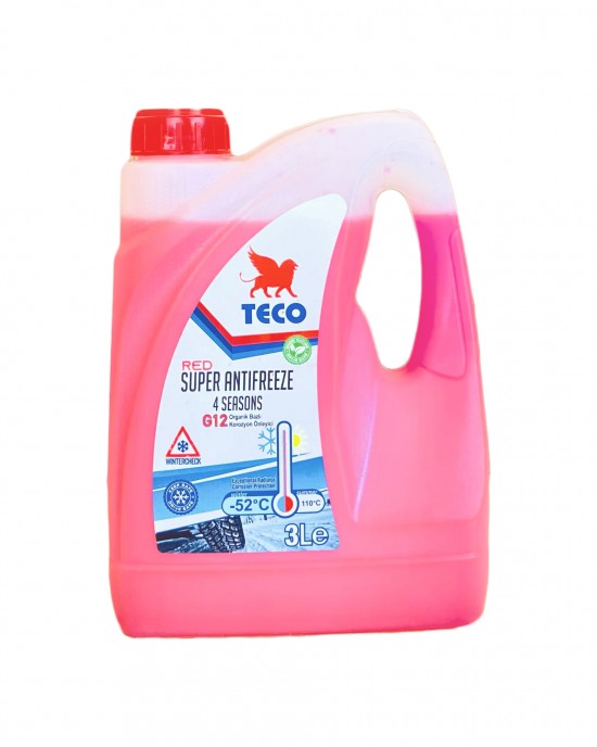 TECO Süper Antifriz -52°C Kırmızı 3L